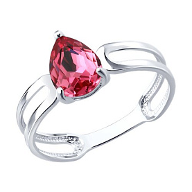 Кольцо Diamant - Серебро 925, Кристалл (арт. 94-110-00244-1)