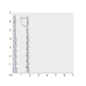 Серьги SOKOLOV - Серебро 925, Фианит (арт. 94022461)
