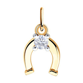 Подвеска Diamant - Серебро 925, Фианит (арт. 93130022782-DIAMANT)