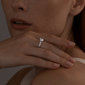 Кольцо SOKOLOV - Серебро 925, Фианит (арт. 94013666)