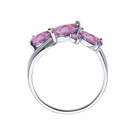 Кольцо SOKOLOV - Серебро 925, Аметист (арт. 92011658)