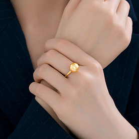 Кольцо Diamant - Серебро 925, Жемчуг синтетический (арт. 94-110-00099-1)