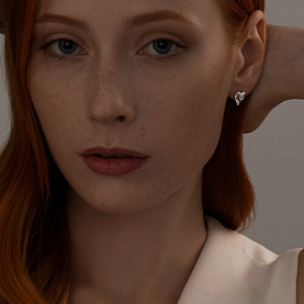 Серьги SOKOLOV - Серебро 925, Фианит (арт. 94026019)