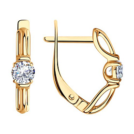 Серьги Diamant - Серебро 925, Фианит (арт. 93-120-01370-1)