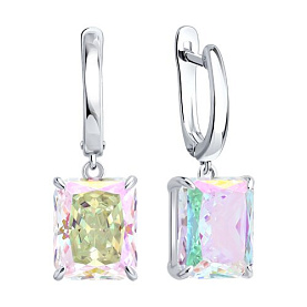 Серьги Diamant - Серебро 925, Фианит (арт. 94-121-00082-2)