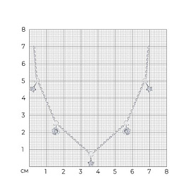 Колье SOKOLOV - Серебро 925, Фианит (арт. 94071206)