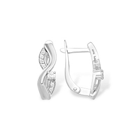 Серьги EFREMOV - Серебро 925, Фианит (арт. 12100111578)