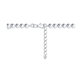 Браслет Diamant - Серебро 925, Гематит (арт. 94-350-00078-1)