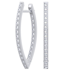 Серьги POKROVSKY - Серебро 925, Фианит (арт. 0200004-00775)