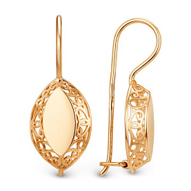 Серьги ЮФ Династия - Золото 585 (арт. 013992-1000)