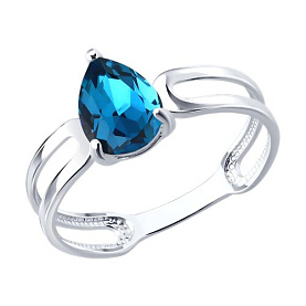 Кольцо Diamant - Серебро 925, Кристалл (арт. 94-110-00244-2)