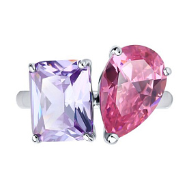 Кольцо SOKOLOV - Серебро 925, Фианит (арт. 94014230)