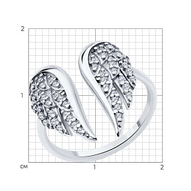 Кольцо SOKOLOV - Серебро 925, Фианит (арт. 94014139)
