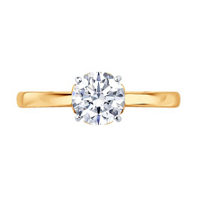 Кольцо SOKOLOV - Серебро 925, Фианит (арт. 93011082)