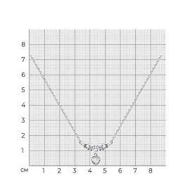 Колье SOKOLOV - Серебро 925, Фианит (арт. 94070578)