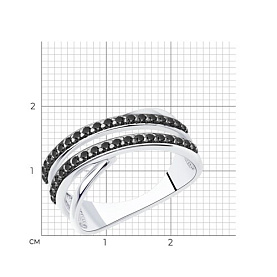 Кольцо SOKOLOV - Серебро 925, Фианит (арт. 94014630)