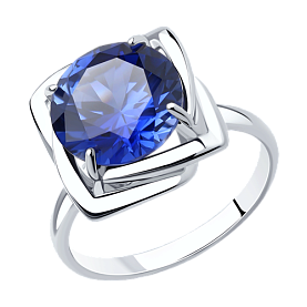 Кольцо Diamant - Серебро 925, Синтетический сапфир (арт. 94-310-00985-3)