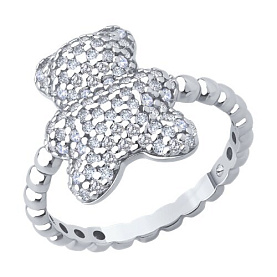 Кольцо SOKOLOV - Серебро 925, Фианит (арт. 94014422)