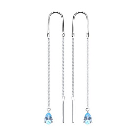 Серьги SOKOLOV - Серебро 925, Топаз (арт. 92022153)