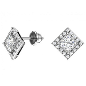 Серьги POKROVSKY - Серебро 925, Фианит (арт. 6101095-00775)