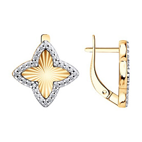 Серьги SOKOLOV - Серебро 925, Фианит (арт. 93022568)