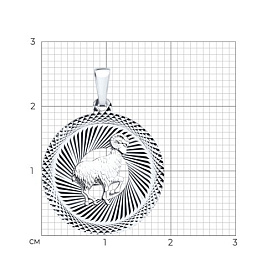 Подвеска Diamant - Серебро 925 (арт. 94-130-00222-1)