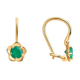 Серьги SOKOLOV - Золото 375, Агат (арт. 37727470)