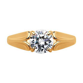 Кольцо SOKOLOV - Серебро 925, Фианит (арт. 93010796)