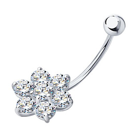 Пирсинг SOKOLOV - Серебро 925, Фианит (арт. 94060039)