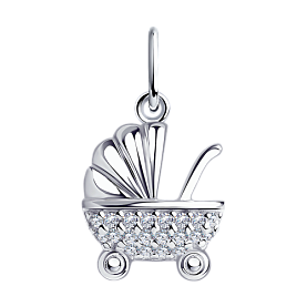 Подвеска Diamant - Серебро 925, Фианит (арт. 94-130-01164-1)