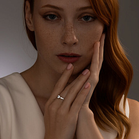 Кольцо SOKOLOV - Серебро 925, Фианит (арт. 94013646)