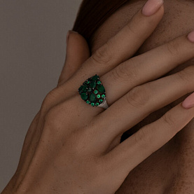 Кольцо SOKOLOV - Серебро 925, Агат (арт. 92014317)