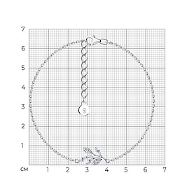 Браслет SOKOLOV - Серебро 925, Фианит (арт. 94050994)