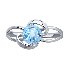 Кольцо Diamant - Серебро 925, Топаз (арт. 94-310-00606-1)