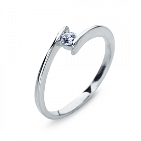 Кольцо Platinum Lab. - Платина 950, Бриллиант (арт. ПК-017-01)