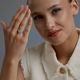 Кольцо SOKOLOV - Серебро 925, Топаз (арт. 92014847)