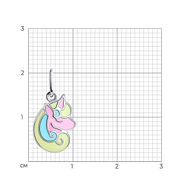 Подвеска SOKOLOV - Серебро 925, Эмаль (арт. 94032549)