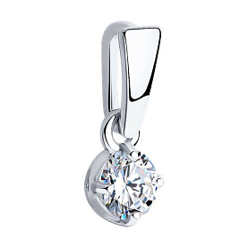 Подвеска SOKOLOV - Серебро 925, Фианит (арт. 94032829)