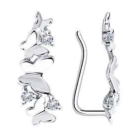 Серьги Diamant - Серебро 925, Фианит (арт. 94-120-01169-1)