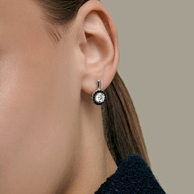 Серьги Diamant - Серебро 925, Фианит (арт. 94-120-00194-3)