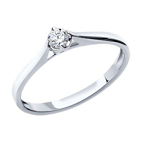 Кольцо SOKOLOV - Золото 585, Бриллиант (арт. 1011384)