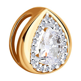 Подвеска SOKOLOV - Серебро 925, Фианит (арт. 93030346)