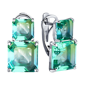 Серьги SOKOLOV - Серебро 925, Синтетический ситалл (арт. 92022947)