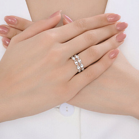 Кольцо SOKOLOV - Серебро 925, Фианит (арт. 94014703)