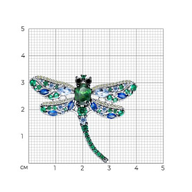Брошь SOKOLOV - Серебро 925, Фианит (арт. 94040271)