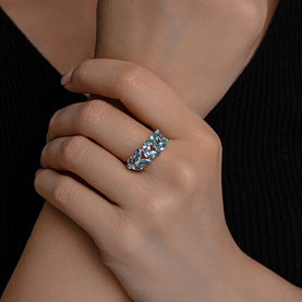 Кольцо Diamant - Серебро 925, Синтетический ситалл (арт. 94-310-02172-1)