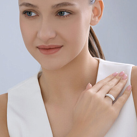 Кольцо SOKOLOV - Серебро 925, Фианит (арт. 94014649)