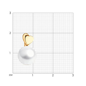 Подвеска SOKOLOV - Золото 585, Жемчуг культивированный (арт. 793135)