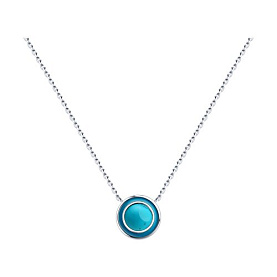 Колье Diamant - Серебро 925, Бирюза, Эмаль (арт. 94-370-02367-1)