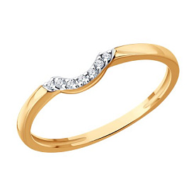 Кольцо Diamant - Золото 585, Фианит (арт. 51-110-00903-1)